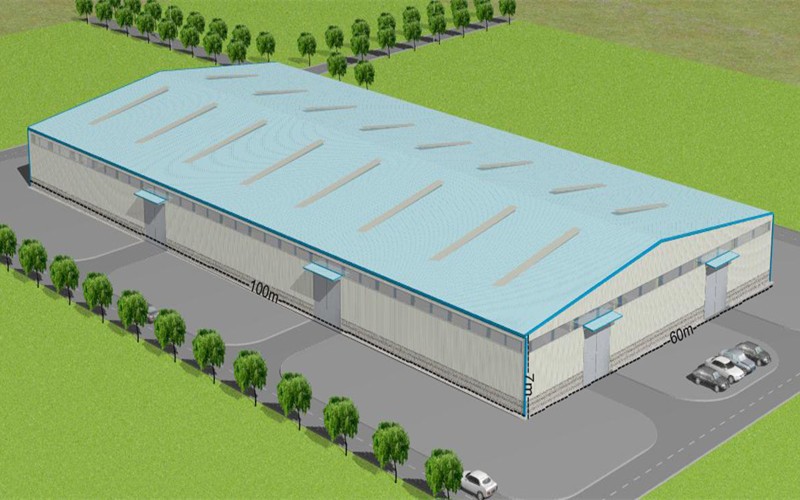 60×100 Prefab Metal Building